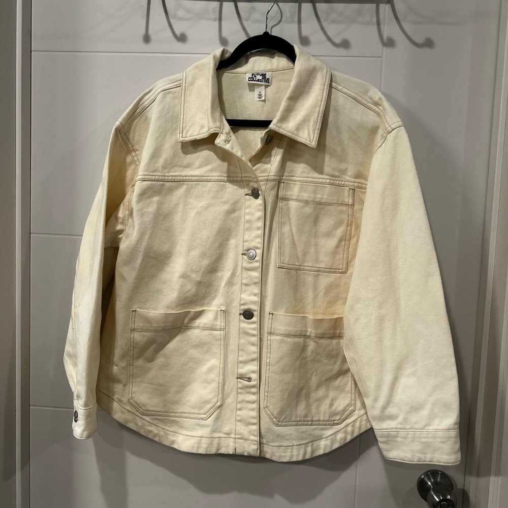 Target Cream Jean Jacket